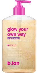 B. Tan Autobronzant cu stralucire aurie Glow Your Own Way Shimmer, 473ml, B. Tan