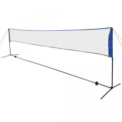 VidaXL Fileu de badminton cu fluturași, 600 x 155 cm (91182) - izocor