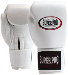 Super Pro Manusi de Box Super Pro Gear Alb Negru (SPBG105-10900-16OZ)