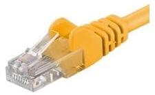 PremiumCord Patchcord UTP RJ45-RJ45 Cat. 5e 5m, galben, "UTP-5E-5-Y (UTP-5E-5-Y)