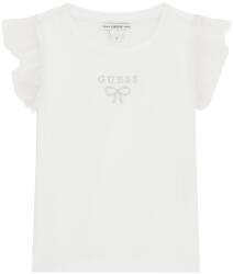 GUESS K T-Shirt Pentru copii Rib Ss W/Mesh K6RI12KCU20 g011 pure white (K6RI12KCU20 g011 pure white)