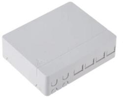 Emtex Priza FO, cutie FTTH de interior doua intrari, 4 x SC simplex sau 4 x LC duplex, neechipata - Emtex "FTTHBOX-4P (FTTHBOX-4P)