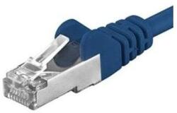 PremiumCord Patchcord SFTP RJ45-RJ45 Cat. 6A, 0.5m, albastru, "SFTP-6A-0.5-BL (SFTP-6A-0.5-BL)