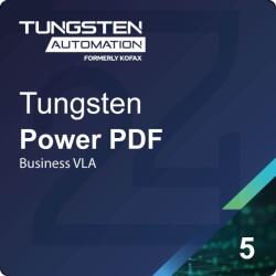 Tungsten Automation Tungsten Power PDF 5 Business VLA Corporate Achiziție Nouă 5 - 24 User (PPDPER0390-A)