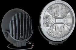 WESEM ! ! ! ÚJDONSÁG! ! ! - FERVOR full LED távfényszóró egyedi LED helyzetjelzővel, NAGY (220mm) kerek, (50-es referencia szám - max. 2db/autó), 12-24V, fogyasztás: 27W+3W, átm. : 220mm, vast. : 87mm - LUM