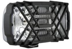 WESEM HP5.26586. Szúrófényü nagy téglalap alaku ködfényszóró CRÓM műanyag házzal fehér üveggel, helyzetjelzővel, védőráccsal. Felfogatás: Alul M10, -es csavarral. Méretei: 235x132x137mm. Teljes magasság: 15