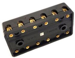  Hengeres biztosíték aljzat 6 biztosíték részére. Oldalkivezetéses, csavarozható fedéllel. Kiváló minőségü , egyedi csomagolásban (B02-0342C) - autoszerszam