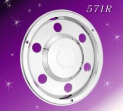  Teherautó dísztárcsa 17, 5" Crómozott rozsdamentes acél hátsó tengelyre (sima egyenes) (A2A-571R) - autoszerszam