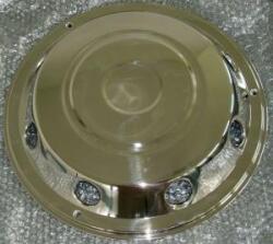  Teherautó dísztárcsa 17, 5" Crómozott rozsdamentes acél első tengelyre (sima domború) (A2A-571F) - autoszerszam