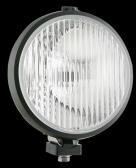 WESEM HO1.00502. Közepes méretü univerzális kerek fekete ködfényszóró, műanyag házzal. Méretei: Betét átm: 159mm. Teljes méret: 164x187mm. Alsó csavaros (M8, -as) felfogatás. Fehér üveggel (HO1.00502) - aut