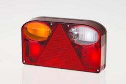 Fristom Hátsólámpa 4 ovál résszel háromszög prizmával BAL oldal (tolatós) +rendszám 238mm x 138mm x 55mm (FT-88) (FT-088LCOF) - autoszerszam