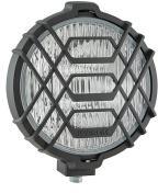 WESEM HO1.00501. Ködfényszóró közepes kerek keskeny fekete műanyag házzal, fehér üveggel, +rács, izzó nélkül (H3), átm. : 159mm, vast. : 67mm . Ugyanaz, mint a WES0219, de védőráccsal! (HO1.00501) - autosze