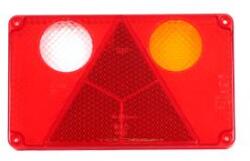 WAS Hátsólámpa BÚRA 4 körös +háromszögprizma Jobb oldal 232mm x 142mm x 54mm (117w) (117-W21P) - autoszerszam