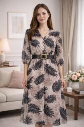 Modi style Rochie cu nasturi funcționali-Xl