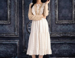 Modi style Rochie din bumbac și in-XL