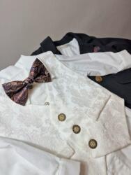 Gogofashion Costum botez 7 piese Ayan 6-9 luni / 74 CM