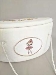 Gogofashion Cufăr botez model balerină