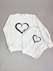 Gogofashion Set bluze mamă fiu / fiică Love - Bluze asortate din bumbac premium 7-8 ani L
