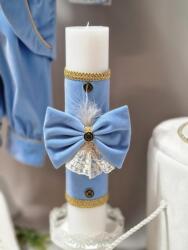 Gogofashion Lumânare botez Micul Prinț - Elegantă. simbolică și personalizată Albastru royal