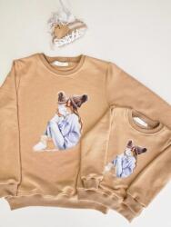 Gogofashion Set bluze mamă fiu din bumbac Matei - Confort. Stil și Asortare Perfectă 6-9 luni / 74 CM XL