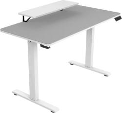 COUGAR Геймърско бюро COUGAR E-STAR 120 Electrical, 120cm ширина, електрическо регулиране височина, LCD дисплей, бяло - CGR-E-STAR120-WHW (CGR-E-STAR120-WHW)