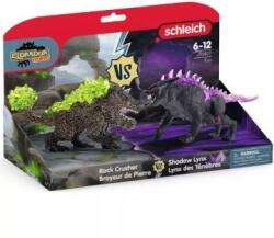 Schleich Schleich: Shadow Lynx vs Stone Crusher 70827 Figurina