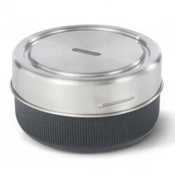 black+blum Стъклена кутия за обяд Black+Blum GR-LB-L015, 0.75 л, Съвместима с микровълнова и съдомиялна, Без BPA, Тъмносив (GR-LB-L015)