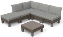 Keter Elements 5 személyes moduláris szett walnut 262542