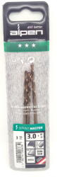 Alpen Csigafúró HSS Sprint Master DIN 338 3.0x61x33mm 3db/csomag 1232316 (1232316)