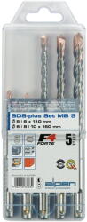 Alpen Kalapácsfúró készlet SDS-plus 5 db. F4 1040380 (1040380)