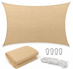 Leziter Rana napvitorla négyszög alakú 5x6 m bézs (MXR-09-Beige) - platinashop