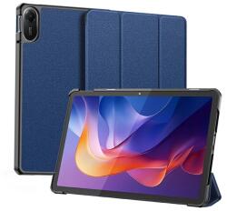 Dux Ducis Xiaomi Redmi Pad 2 domo tok álló, bőr hatású (flip, trifold, asztali tartó, ceruza tartó) sötétkék (GP-171837)
