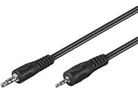 PremiumCord Goobay AVK 313-200 2.0m 2 M 2.5mm 3.5mm Fekete audio kábel (4040849504594)
