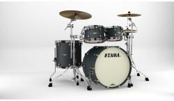 Tama Starclassic Maple Lacquer Shell Kit 4 pcs - Flat Black/Black Nickel HW