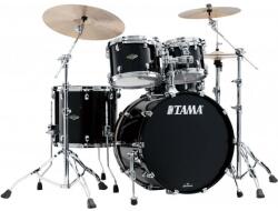 Tama Starclassic Walnut/Birch Lacquer Shell Kit 4 pcs - Piano Black/Chrome HW