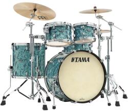 Tama Starclassic Maple Duracover Wrap Shell Kit 4 pcs - Turquoise Pearl/Chrome HW