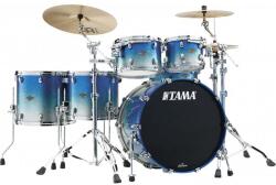 Tama Starclassic Walnut/Birch Lacquer Shell Kit 5 pcs - Molten Blue Ice Fade/Chrome HW
