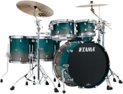 Tama Starclassic Walnut/Birch Lacquer Shell Kit 5 pcs - Satin Sapphire Fade/Chrome HW