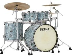 Tama Starclassic Maple Duracover Wrap Shell Kit 4 pcs - Sky Blue Swirl/Chrome HW