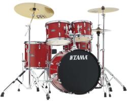 Tama Stagestar Drum Set 5 pcs (20" BD) - Candy Red Sparkle/Chrome HW + MEINL Cymbals BCS Cymbal Set - hangszeraruhaz - 303 000 Ft