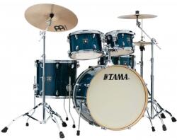 Tama Superstar Classic Drum Kit 5 pcs - Gloss Sapphire Lacebark Pine/Chrome HW + SM5W Hardware Kit