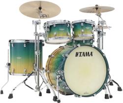 Tama Starclassic Maple Exotic Shell Kit 4 pcs - Marine Shoreline Movingui Fade/Chrome HW