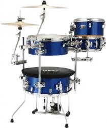 Tama Cocktail-Jam Drum Set 4 pcs - Indigo Sparkle/Chrome HW + Bag
