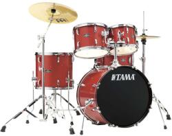 Tama Stagestar Drum Set 5 pcs (20" BD) - Candy Red Sparkle/Chrome HW + MEINL Cymbals BCS Cymbal Set - hangszeraruhaz - 257 000 Ft