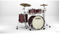 Tama Starclassic Maple Lacquer Shell Kit 4 pcs - Flat Burgundy Metallic/Chrome HW