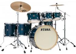 Tama Superstar Classic Shell Kit 7 pcs - Gloss Sapphire Lacebark Pine/Chrome HW