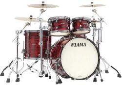 Tama Starclassic Maple Duracover Wrap Shell Kit 4 pcs - Red Oyster/Smoked Black Nickel HW