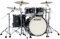 Tama Starclassic Maple Lacquer Shell Kit 4 pcs - Piano Black/Chrome HW
