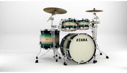 Tama Starclassic Maple Exotic Shell Kit 4 pcs - Emerald Pacific Walnut Burst/Chrome HW