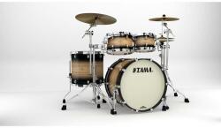 Tama Starclassic Maple Exotic Shell Kit 4 pcs - Natural Pacific Walnut Burst/Chrome HW